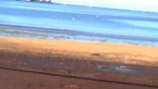 preview picture of video 'Se recoge el mar en Dichato, tsunami en dichato'
