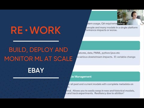 Machine Learning: Build, Deploy & Monitor at Scale