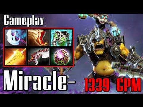 Dota 2 GG alchemist   Radiance in 9min and 1339 GPM by Miracle