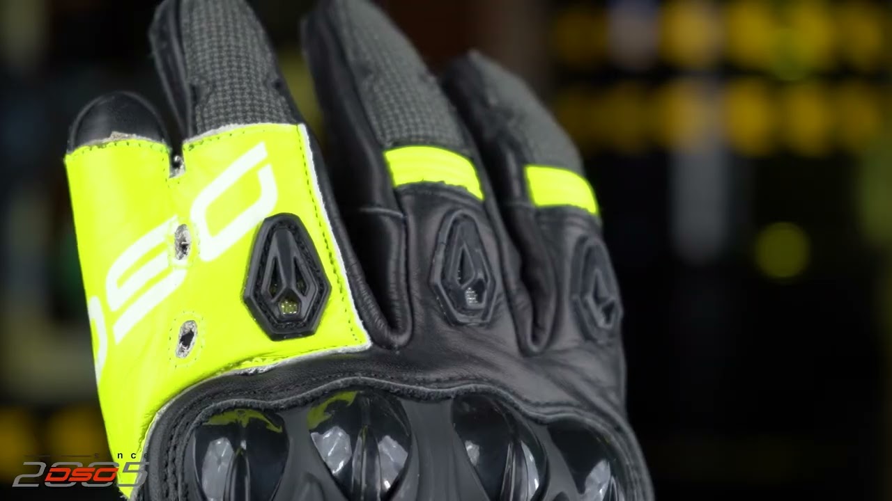 DSG Pro Gp Riding Gloves Black Yellow Fluo video