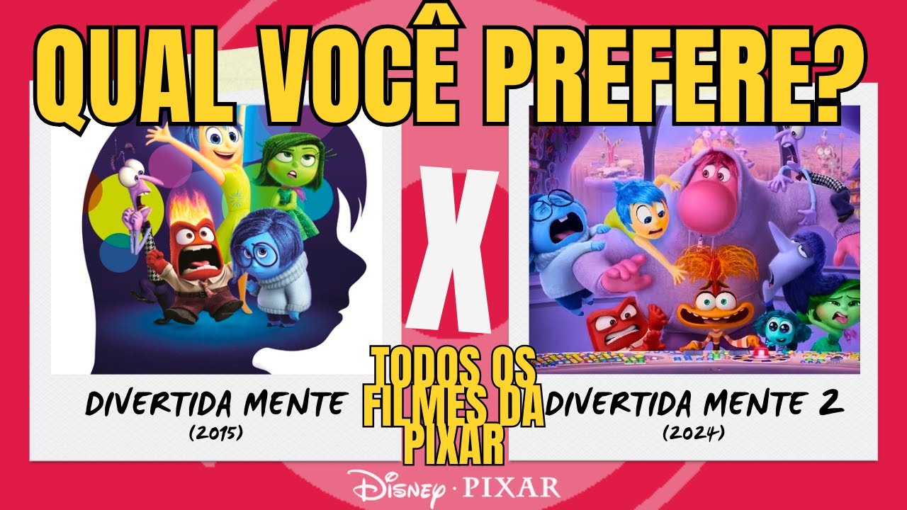 🎥 QUAL É O MELHOR FILME DA PIXAR? 🤔 | Curiosidade dos 28 filmes da Disney Pixar #quiz  #curiosidades