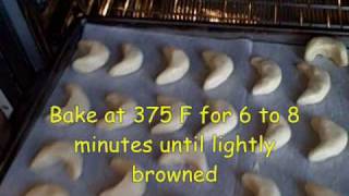 Dipped Vanilla Crescents