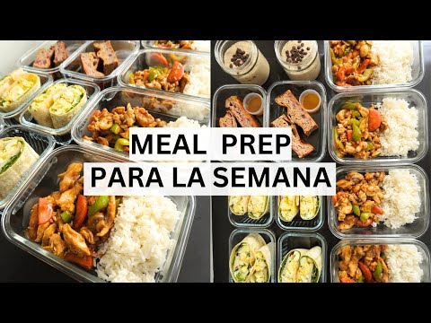 Meal Prep Fácil: 12 Platos Listos en 4 Días | Desayunos, Almuerzos y Cenas Saludables