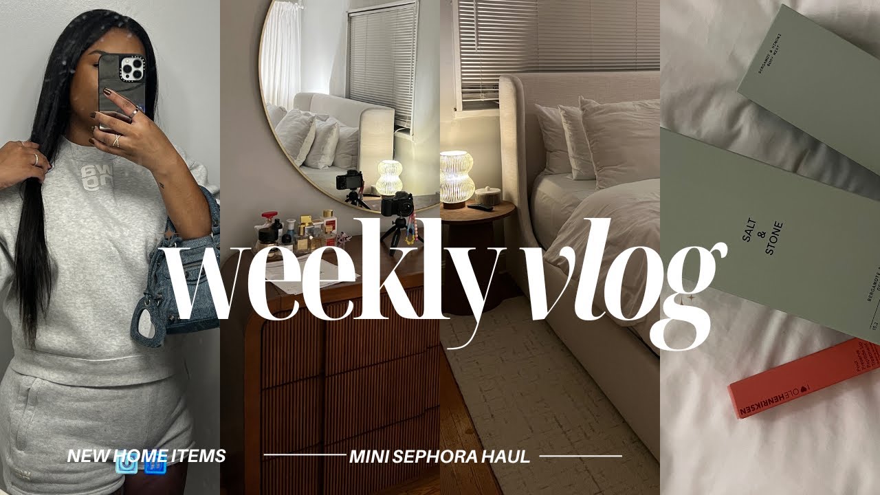 WEEKLY VLOG | NEW DECOR PICKUPS, TRADER JOES + SEPHORA +, HAULS SPEECH THERAPY UPDATES + MORE!