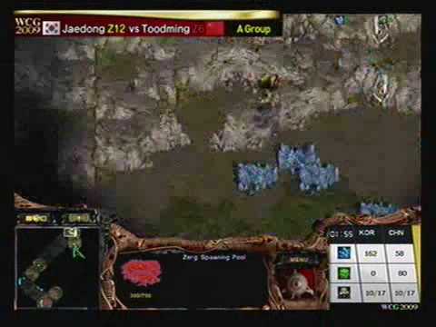 2009 WCG Grand Final Second day:  StarCraft match: Jaedong vs Toodming