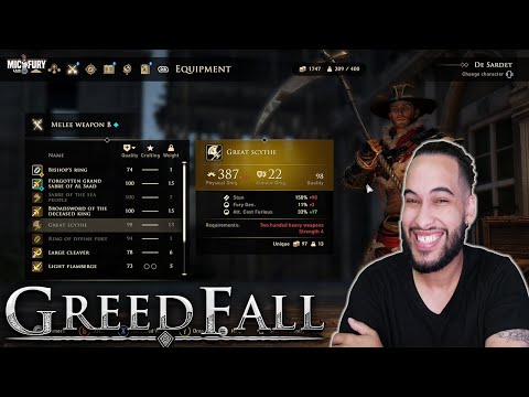 Greedfall - How to get the Great Scythe (Legendary Weapon Guide)