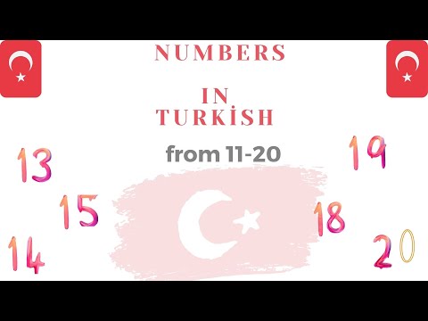 Learn Turkish: Numbers in Turkish from 11-20 (Part 2)