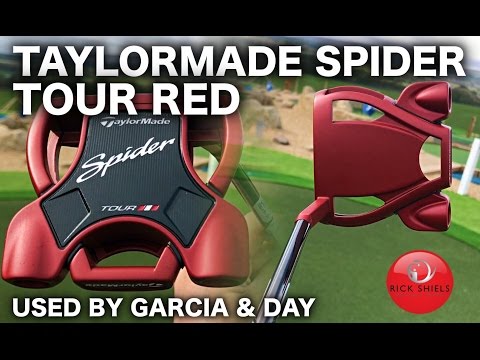 TAYLORMADE SPIDER TOUR RED PUTTER AS USED BY SERGIO GARCIA & JASON DAY