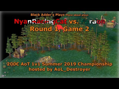Summer 2019 Championship, R1 - NyanRacingCat vs. Faraon, Game 2 - Age of Mythology: The Titans