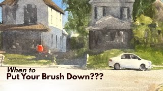 How to Finish a Watercolor Painting - 3 Keys