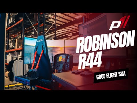 Robinson R44 6DOF Motion Flight Simulator With Avionics Stack