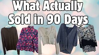 Did I Make Money?  Revisiting A Goodwill Haul to See What Sold in 90 Days or Less