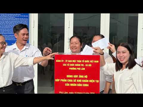 KẾT QUẢ TRIỂN KHAI THỰC HIỆN CÔNG TÁC MẶT TRẬN NHIỆM KỲ 2024-2029 TRÌNH CHIẾU TẠI ĐẠI HỘI ĐẠI BIỂU MẶT TRẬN TỔ QUỐC VIỆT NAM PHƯỜNG PHÚ LÂM LẦN THỨ I, NHIỆM KỲ 2025 – 2030