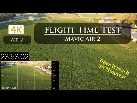 Mavic Air 2 Max Battery Flight Time Tests (Normal/Sport Modes)