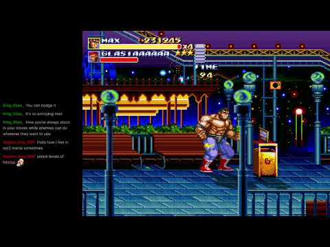Streets of Rage Remake 5.2 - Max, Mania 1cc, 1 life start