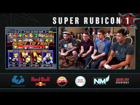 Super Rubicon 1 - Faceroll & MikeHaze vs. Andale & Hindawg - SSBM - Doubles Winners Quarters