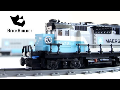 Vidéo LEGO Creator 10219 : Le train porte-conteneurs Maersk