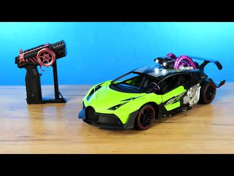 Машина на радиоуправлении электромобиль, зарядная станция, подсветка (2 цвета) (911-712 A)