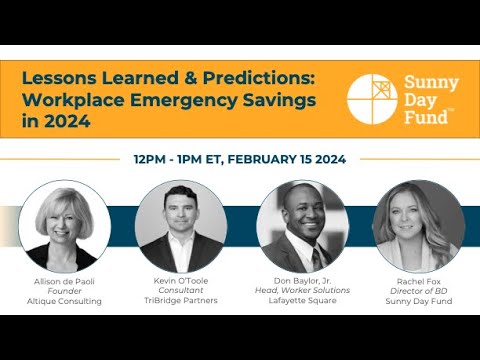 Sunny Day Fund video/presentation/materials