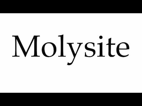 How to Pronounce Molysite