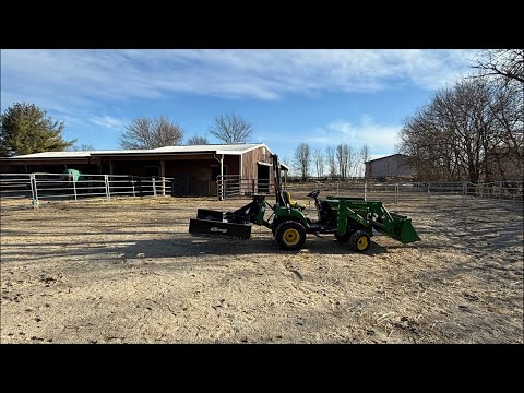 HORSE ARENA GRADING LEVELING LIVE