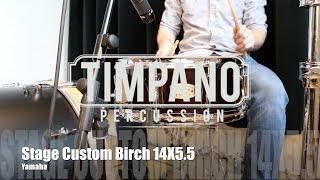Video thumbnail for Yamaha Stage Custom Birch 14X5.5 Snare Drum by Timpano-percussion