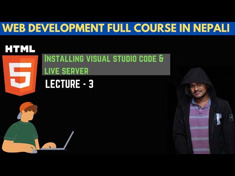 Html Tutorial Installing Vs Code Live Server Web Development Nepali Course Tutorials 3