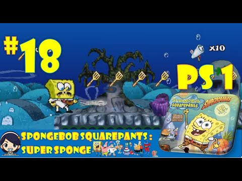 SpongeBob SquarePants - PS 1 - Walkthrough - SuperSponge # Part 18 Graveyard