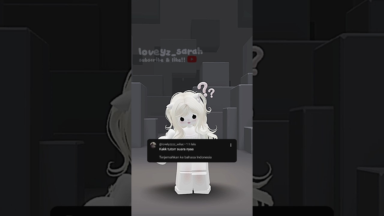 Tutorial suara lucu di capcut? 🤩✨#lovelyz_sarah#itssarah#sarahh#2026