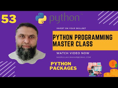 Python Packages Python Programming Master Class Nasrullah Mahar Learnpython