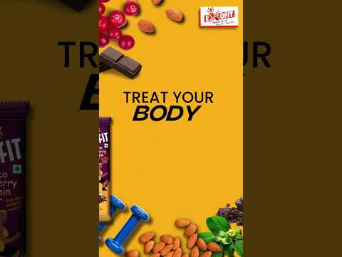 Exofit choco cranberry protein bar