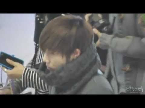 111108 [FANCAM] Sung Kyu @ Gimpo Airport