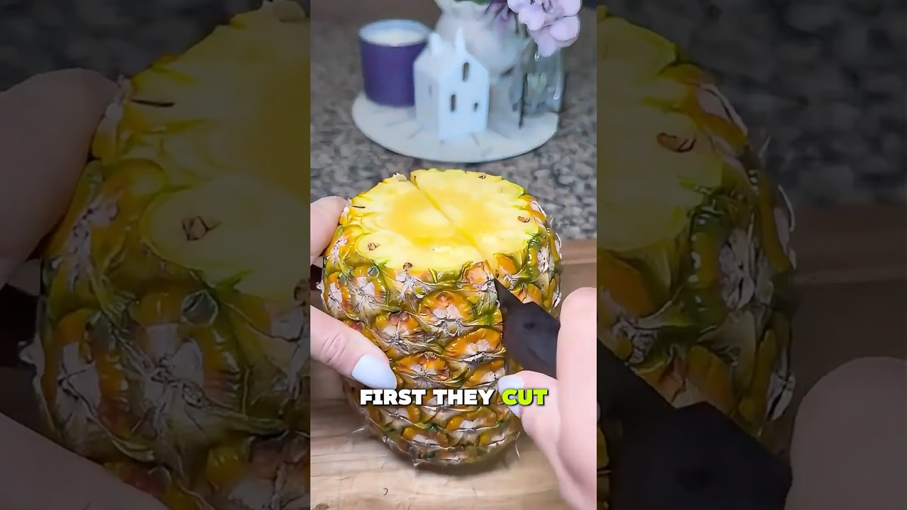 You’ve been cutting pineapples wrong 🍍 #shorts