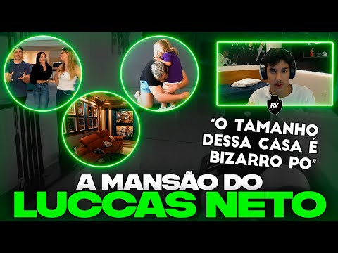 REACT DO RENATINHO: A CASA DE 30 MILHÕES DO LUCCAS NETO!