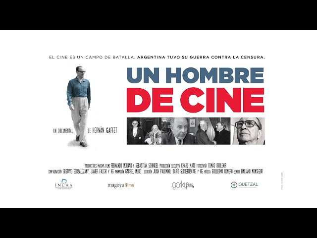 "Un hombre de cine" Documental (Hernán Gaffet, 2022) Trailer. Estreno: octubre 2022 en MALBA CINE.