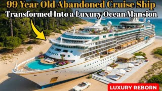 99 Year Old Abandoned Cruise Ship Transformed Into a Luxury Ocean Mansion|#asmr #midnightmotorasmr 