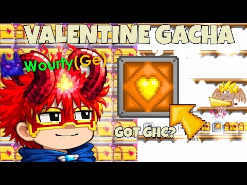 FINALLY GOT GHC! (INSANE VALENTINE GACHA) | Growtopia 
