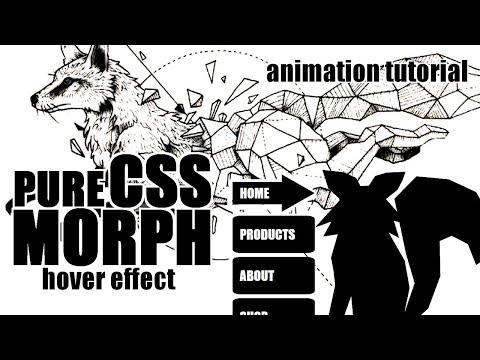 Pure CSS Morph Effect | Awesome UI Hover Animations with CSS Clip Path Property