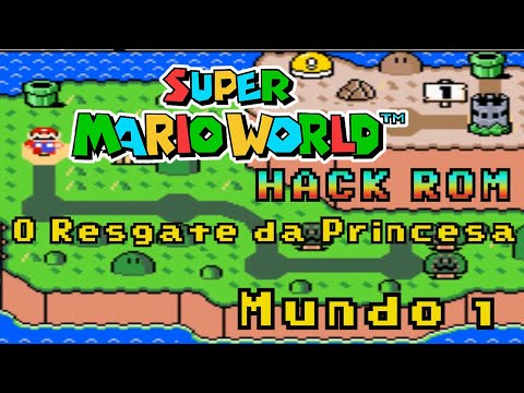 Clearing Super Mario World: Princess Rescue - SNES HACK - World 1