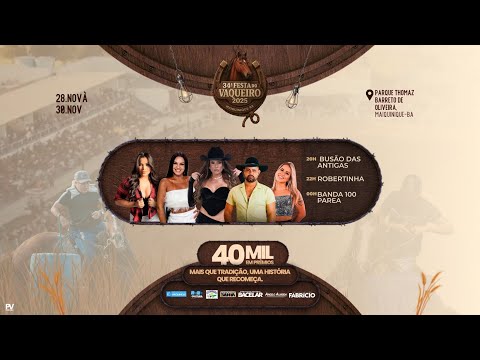 AO VIVO  34ª Festa do Vaqueiro em Maiquinique!