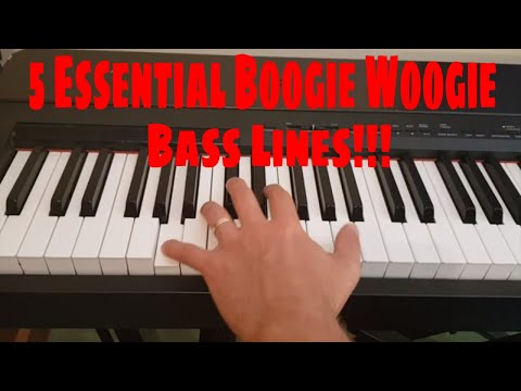 Lockdown Piano 2020 - Boogie Woogie Bass Lines