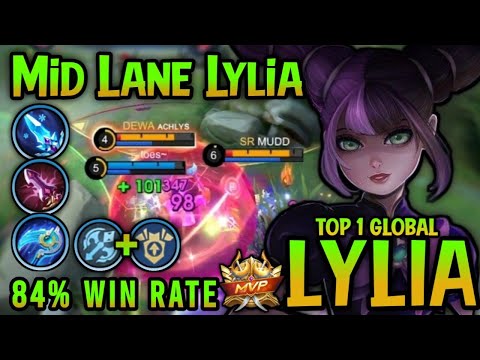 Lylia Best Build For 2024!! 84% Win Rate - Top 1 Global Lylia Build - Mobile Legends