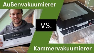 Kammervakuumierer vs Außenvakuumierer - so findest du das passende Gerät! Vergle