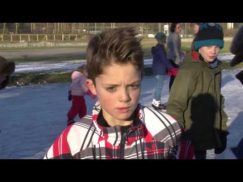Schaatspret op IJsbaan Heumen