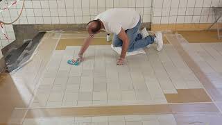 Rouleau sur palier de piscine