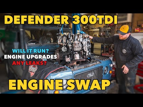 Defender Engine Swap - Land Rover 300tdi