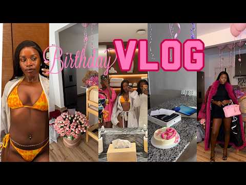 BIRTHDAY VLOG PT 1: 2 date nights in a week🍽, vacay prep, spa, bday spoils, certified flower girl🥹🎈🎂