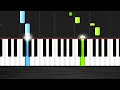 Thousand years piano tutorial slow