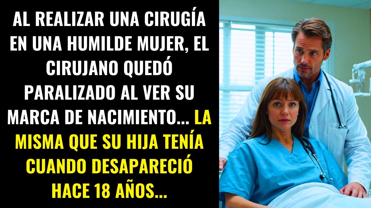 EL CIRUJANO QUEDÓ PARALIZADO AL VER LA MARCA DE NACIMIENTO DE LA PACIENTE... LA MISMA QUE TENÍA...