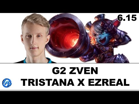 G2 Zven - Tristana vs Ezreal - EUW Highlights - 6.15